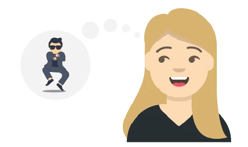Lady Remembering PSY's