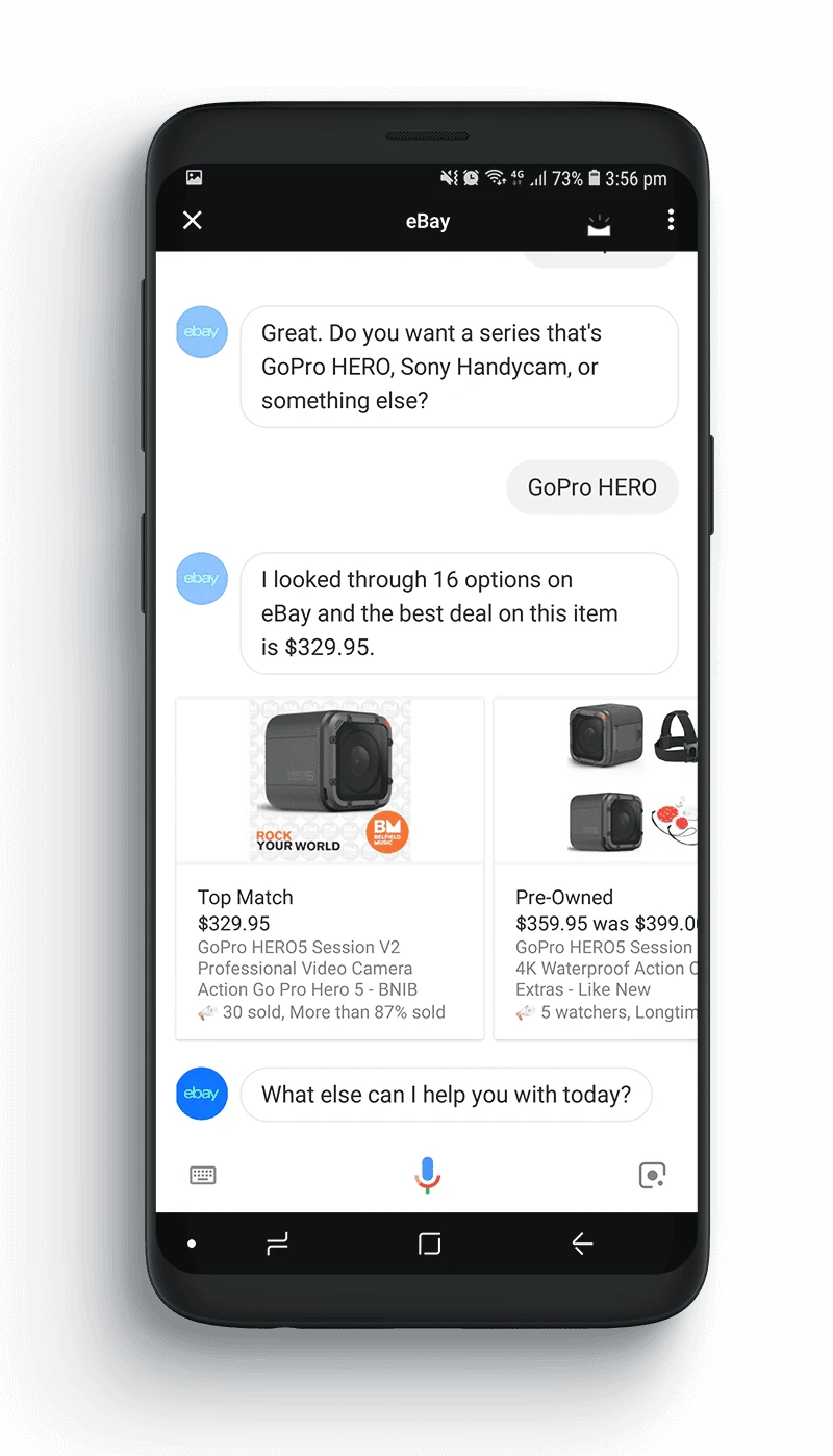 eBay Voice Commerce