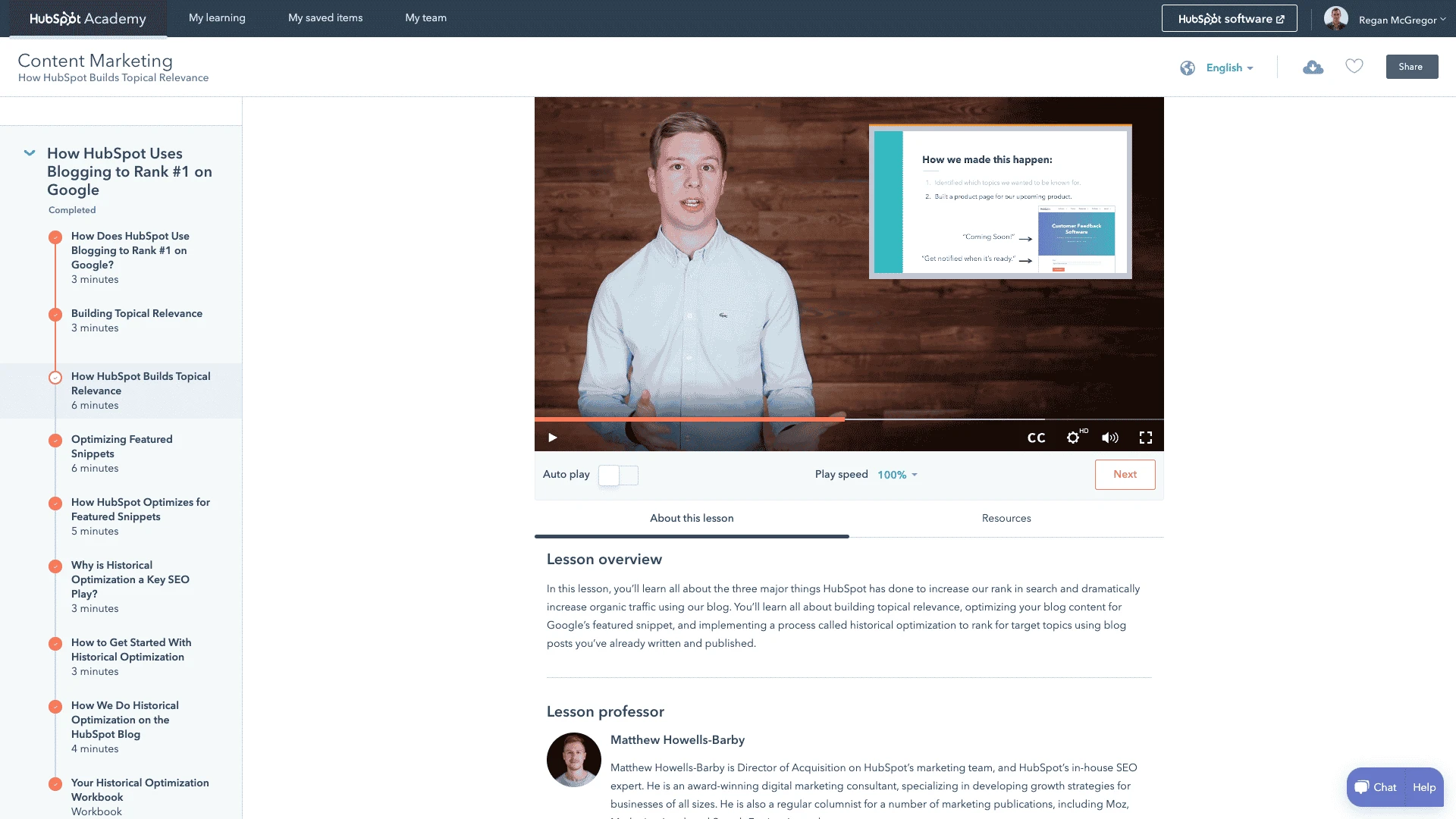 HubSpot Content Marketing Certification