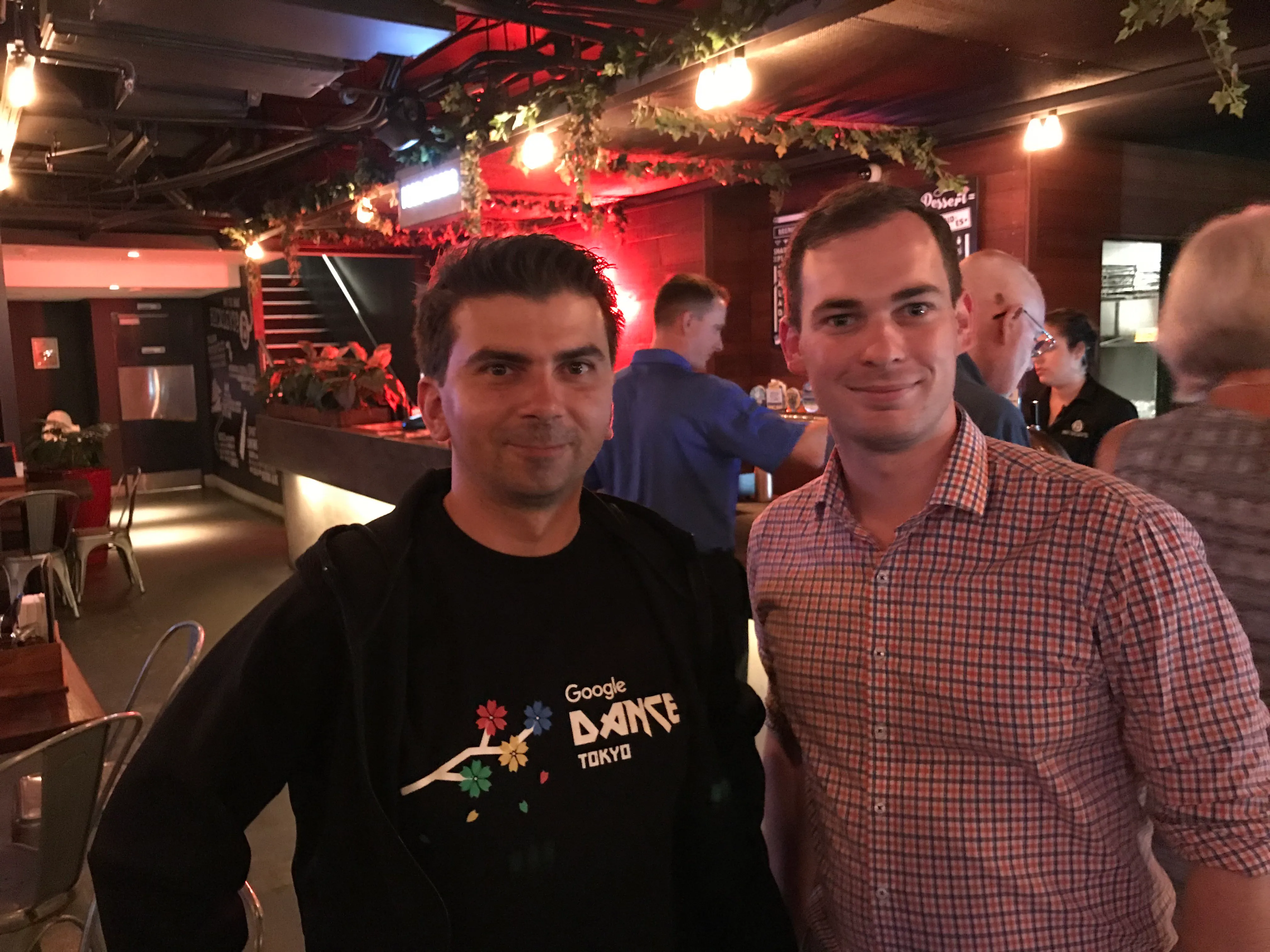 Regan McGregor with Gary Illyes of Google Search Relations
